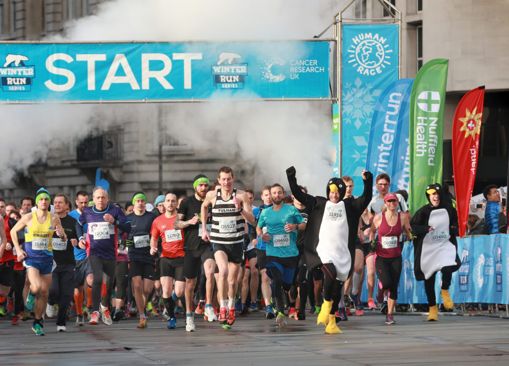 Cancer Research UK London Winter Run UK’s biggest mass