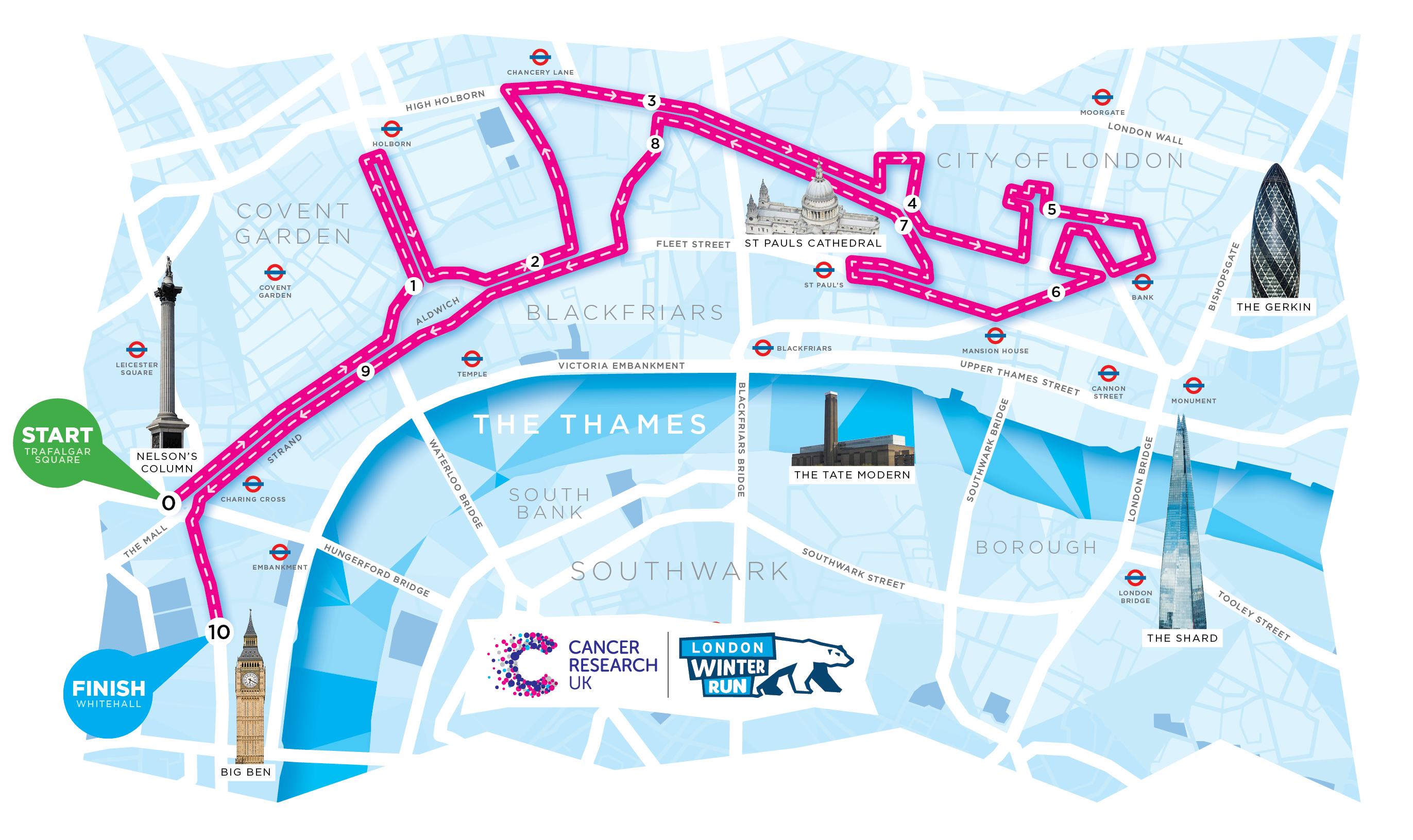 Cancer Research UK London Winter Run 10k