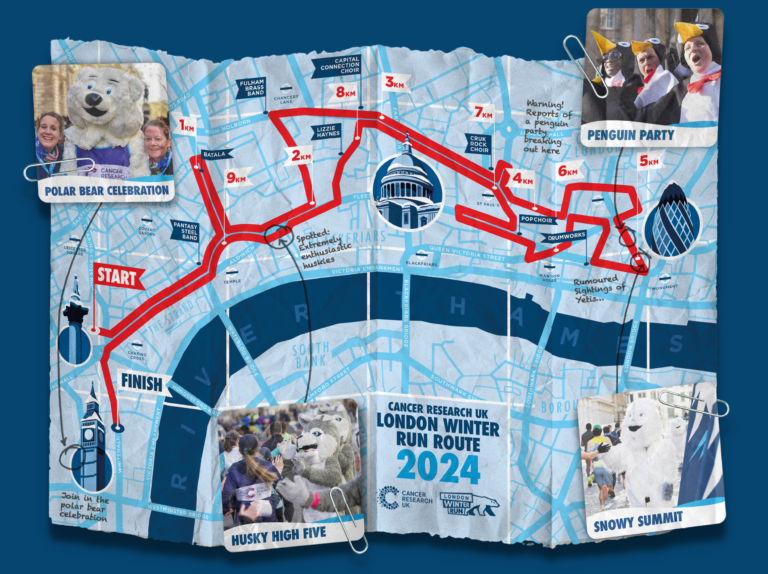 Route map Winter Run